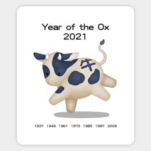 Year of the Ox 2021 Magnet